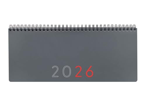 Finocam – Diary Planner + Notes Week to View 2026 Week View + Notes January 2026 – December 2026 (12 months) Grey International