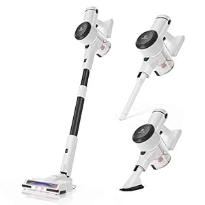 NEQUARE Cordless Vacuum Cleaner, Stick Vacuum Cleaner with 280W 25Kpa Powerful Suction 40min Runtime, 2200mAh Battery 4…