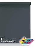 Superior Seamless Photography Background Paper, 57 Thunder Grey (107 inches Wide x 36 feet Long)