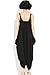 Mordenmiss Women's Rompers Wide Leg Pants Strapless Jumpsuit with Pockets (Style-4 Black), One Size