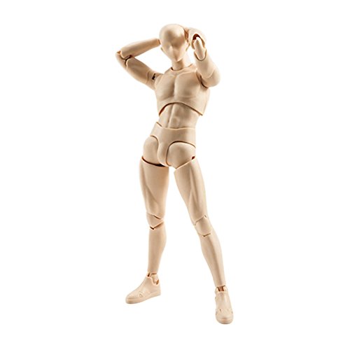 Action Figure Model, Tulas Male/Female Body Chan Kun PVC Doll with Accessories Kit for Drawing, Sketching, Painting, Artist,Youth Jersey Cartoon, SHF