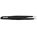 Tomiya Stainless Steel Slant Tweezers (black2)