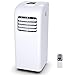 COSTWAY 8000 BTU Portable Air Conditioner with Remote Control Dehumidifier Function Window Wall Mount (8000 BTU)