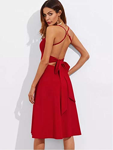 shein red dress