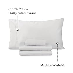 MARTHA STEWART 100% Cotton Queen Sheet Set - 4
