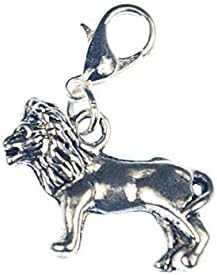 Miniblings Leo Lion Charm Pendant for Bracelet Afrika Silver New, 22mm - Image 4
