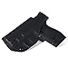 Kobra IWB Kydex Holster (Black) - Inside Waistband Concealed Carry for Glock, M&P, Colt & Beretta - with Adjustable Retention Screw, Ride & Cant - Right & Left Hand Use - Waterproof