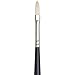 Winsor & Newton Artists' Oil Hog Paint Brush, Long Handle Size 1, Filbert