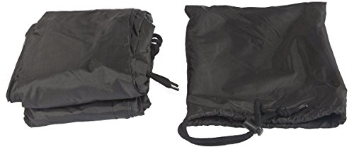 Brand New Fashion Us Waterproof Hooded Ripstop Wet Festival Rain Poncho Black - Thumbnail 2