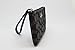 Coach Outline Signature Corner Zip Wristlet F58033 Black Smoke/Black