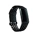 Fitbit Charge 3 Accessory Band, Official Fitbit Product, Sport, Black, Large