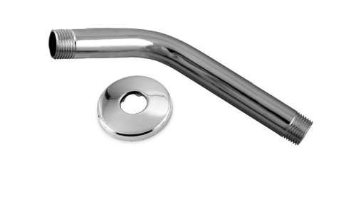Westbrass D301-1-05 1/2" IPS x 8" Wall Mount Shower Arm with Sure Grip Flange,…