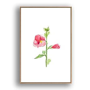 Framed Canvas Wall Art for Living Room, Bedroom Leaves Canvas Prints for Modern Home Decoration Ready to Hang - 16"x24" inches