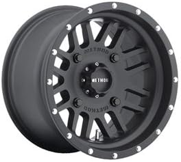 4/156 Method Race Wheels Mesh Wheel 14x7 5.0 + 2.0 Matte Black for Polaris RANGER RZR XP 4 1000 HIGH LIFTER Edit. 2017-2018