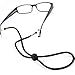 Bluecell Eyeglass Eyewear Glasses Neck Retainer Holder Safety Adjustable Strap Rope Cord for Sport(Black & Blue)