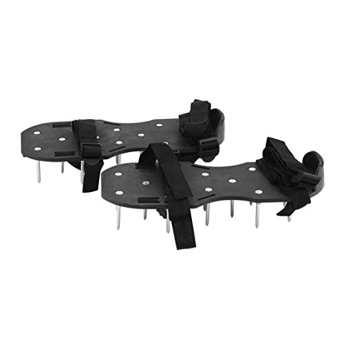 2pcs/set Epoxy Floor Paint Spikes Shoes Garden Lawn Shoe Aerating Garden Lawn Care Tool Sandals with 3 Adjustable Straps - Thumbnail 5