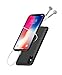 Stingna Battery Charger Stand Cases for Apple iPhone Xs Max 6.5'' 6200mAh Power Bank Case Ultra Slim External Pack Backup Charging case Support Audio (Black)