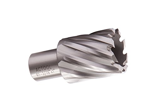 ACTOOL 1-3/16" Diameter Ã— 1" Depth of Cut HSS ANNULAR CUTTER