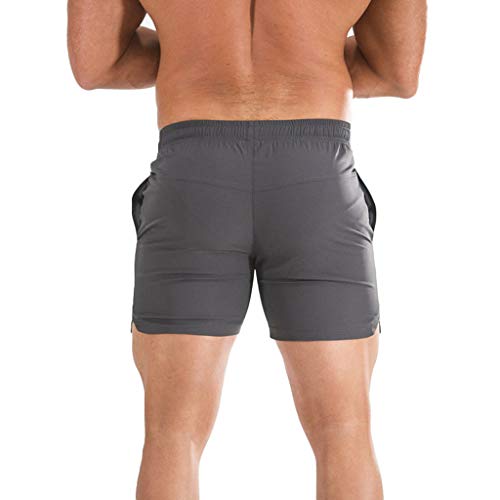 NUWFOR Men's Swimwear Running Surfing Sports Plus Size Beach Shorts Trunks Board Pants XXL Waist:30.7"