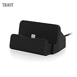 TKHOT Charger Docking Stand Station Cradle Charging Sync Dock for iPhone 6 6S 6Plus 5S 5 5C 5se (black)
