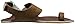 Vivobarefoot Women's Kolhapuri Elegant Sandal, Chestnut, 36 EU/6-6.5 US M US