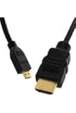 Micro HDMI (Type D) to HDMI (Type A) Cable- 6 Feet