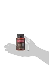 Amazon Elements Vitamina B12 Metilcobalamina 5000 mcg, 65 Lozenges con sabor de cereza,...