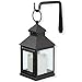 Wallniture Wall Mounted Wrought Iron Bracket - Hook for Hanging Planters Flower Pots and Lanterns 6 Inch Black Set of 2