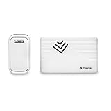 K Designs Wireless Doorbell with 38 Melodies, LED Indicators and Portable Battery Power