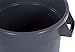 CFS 34102023 Bronco Round Waste Container Only, 20 Gallon, Gray