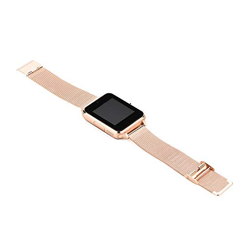Bluetooth Smart Watch - WoCoo Rose Gold Sport Smart Wrist Watch Smartwatch Phone Fitness Tracker Pedometer Compatible iOS&Android - Thumbnail 2