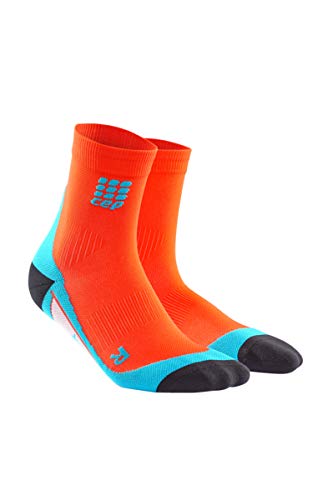 Men’s Crew Cut Athletic Performance Running Sock-CEP (Sunset/Hawaii Blue) V - Thumbnail 3
