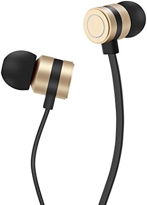 Earbuds, Besiva in-Ear Headphones Noise Isolation Headsets Heavy Bass Earphones Microphone Compatible iPhone Samsung iPad Most Android Phones