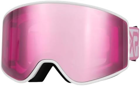 powster LIGHTYEAR スキーゴーグル LY-Pink-White Amazon.com : Powster Ski Goggles Snow OTG Snowboard Goggles