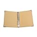Ardour Van K-Musculo Kraft 6-Ring Binder, Chris.W A5 Size Binding Cover with Metal Corner Guard - for DIY Planner/Journal/Notebook/Diary/Album