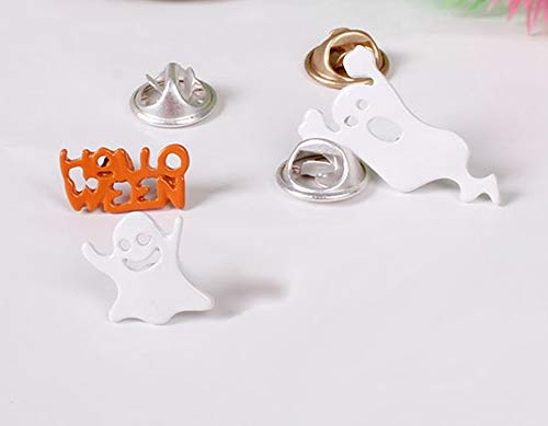 Cute Enamel Lapel Pin Sets Carton Animal Brooch Pin (Halloween Ghost)