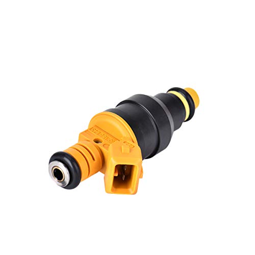 280150943 0280150939 0280150909 New Fuel Injector Set of 8, Fits 1992-2004 Ford E250, F150, F250, F350, E350, Mustang, Lincoln and Mercury 4.6L, 5.0L, 5.4L, 5.8L Vehicles (Yellow)