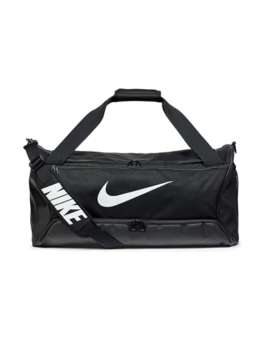 Brasilia, Borse Sportive Unisex Adulto, Black/Black/White, Taglia unica
