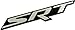 SRT Street Racing Technology Aluminum Emblem Badge Nameplate Logo Decal Rare JDM for Dodge Caliber Magnum Charger Challenger Ram Viper Super Bee Drag Pak Tomahawk Chrysler Crossfire Firepower Nassau 300C Jeep Grand Cherokee SRT 4 6 8 10 ACR Hemi 392