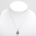 Chuvora 925 Oxidized Sterling Silver Open Filigree Detailed Oval Shaped Locket Pendant Necklace, 18 inches