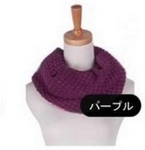 Amazon ノーブランド品 スヌード マフラー レディース ネックウォーマー Str 63 パープル スヌード 通販