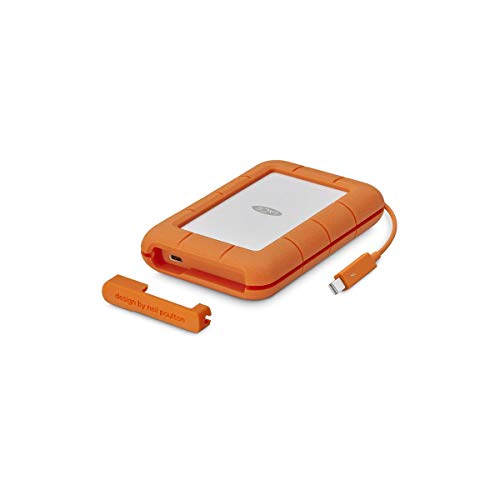LaCie 4TB Rugged Thunderbolt USB-C Mobile External Hard Drive in