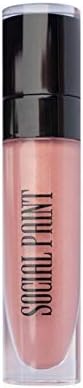 Social Paint Natural/Organic Lip Gloss SPF 15 GF Net Wt. 0.2oz Real Housewife (Shimmering Nude)