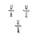 Dangle Design Horseshoe Nail Cross Necklaces - You Pick Colors!