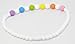 Baby Teething Necklace (Rainbow)-Made With 100 Percent Food Grade Silicone Teether Beads, Chewable Jewelry