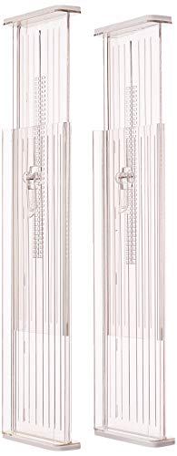 Idesign Linus Plastic Adjustable Deep In Drawer Dividers For