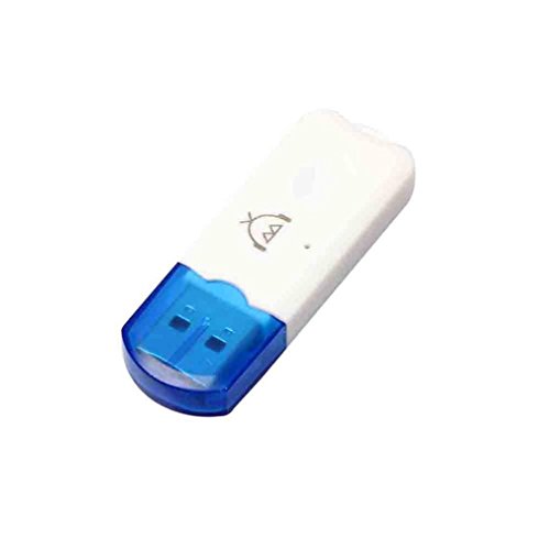 Coohole USB Bluetooth Stereo Light Fashion Audio Music Wireless Receiver Adapter For Car Home Speaker