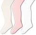 Jefferies Socks Girls 2-6x Microfiber 3 Pair Pack Tights, Multi, 4-6 Years