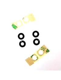 Para Samsung Galaxy J7 Prime J7 Sky Pro Galaxy J7 2017 SM-J727A J727U J727T J727T1 J727R4 J727V J727... Lente de cristal para cámara trasera [2 unidades] cubierta de lente de cristal para cámara trasera + piezas de reparación adhesivas