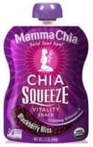 Mamma Chia Squeeze Packs - Blackberry Bliss - 3.5 OZ - 16 pk